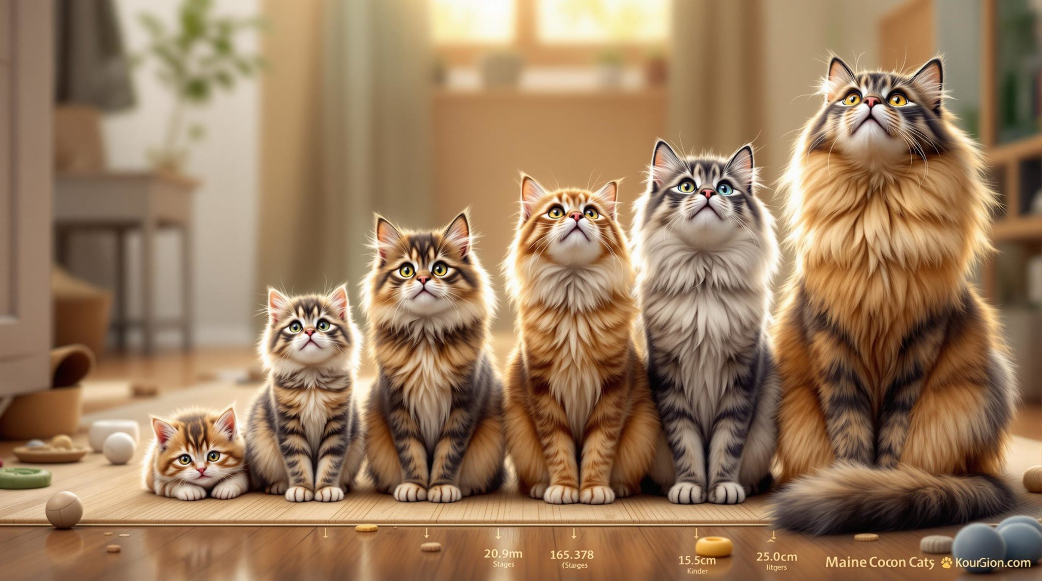 Unraveling the Maine Coon cat growth journey