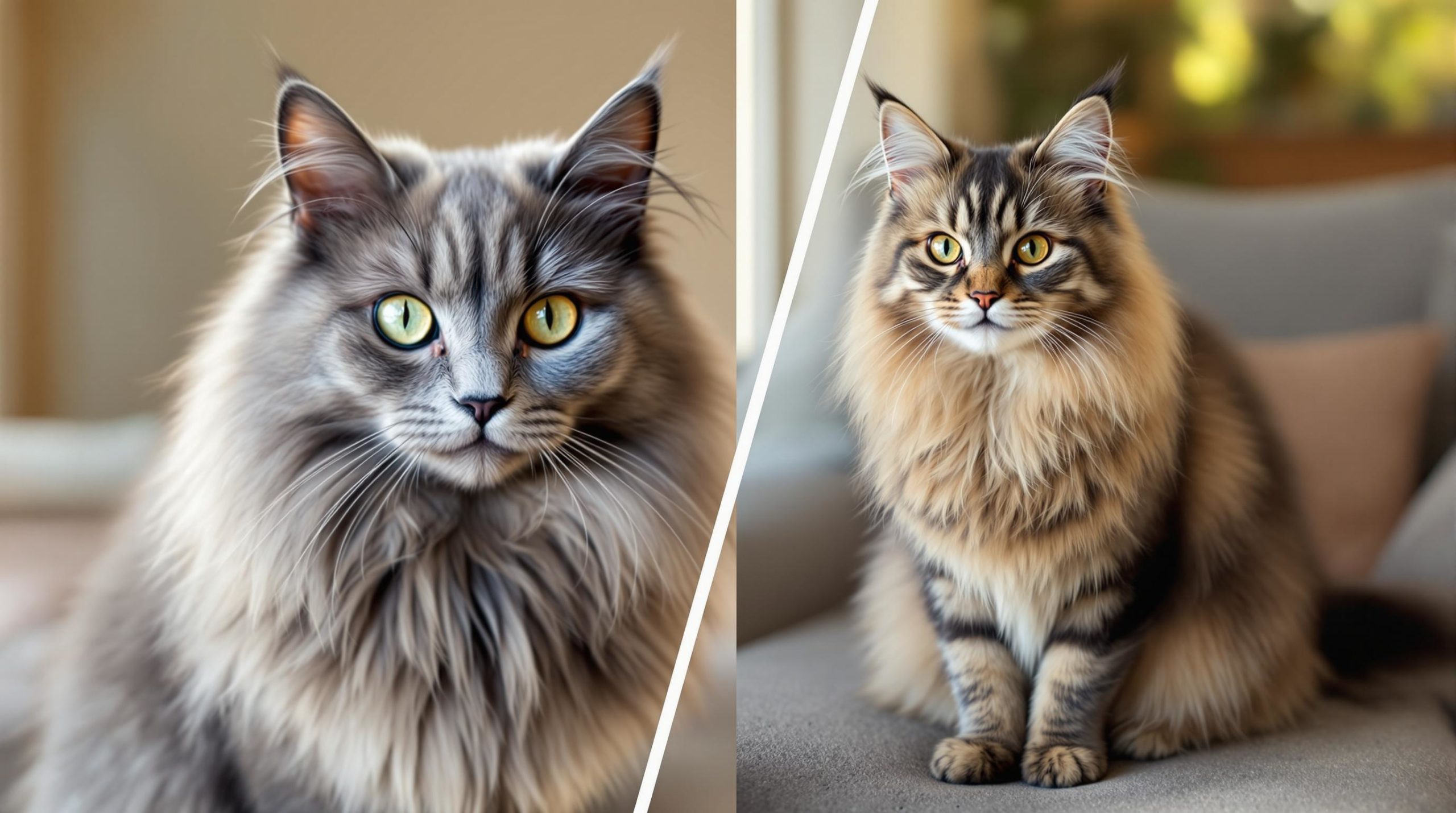 discover the fascinating differences between the nebelung and maine coon cat breeds. this comparison explores their unique traits, characteristics, and temperaments, helping you choose the perfect feline companion.