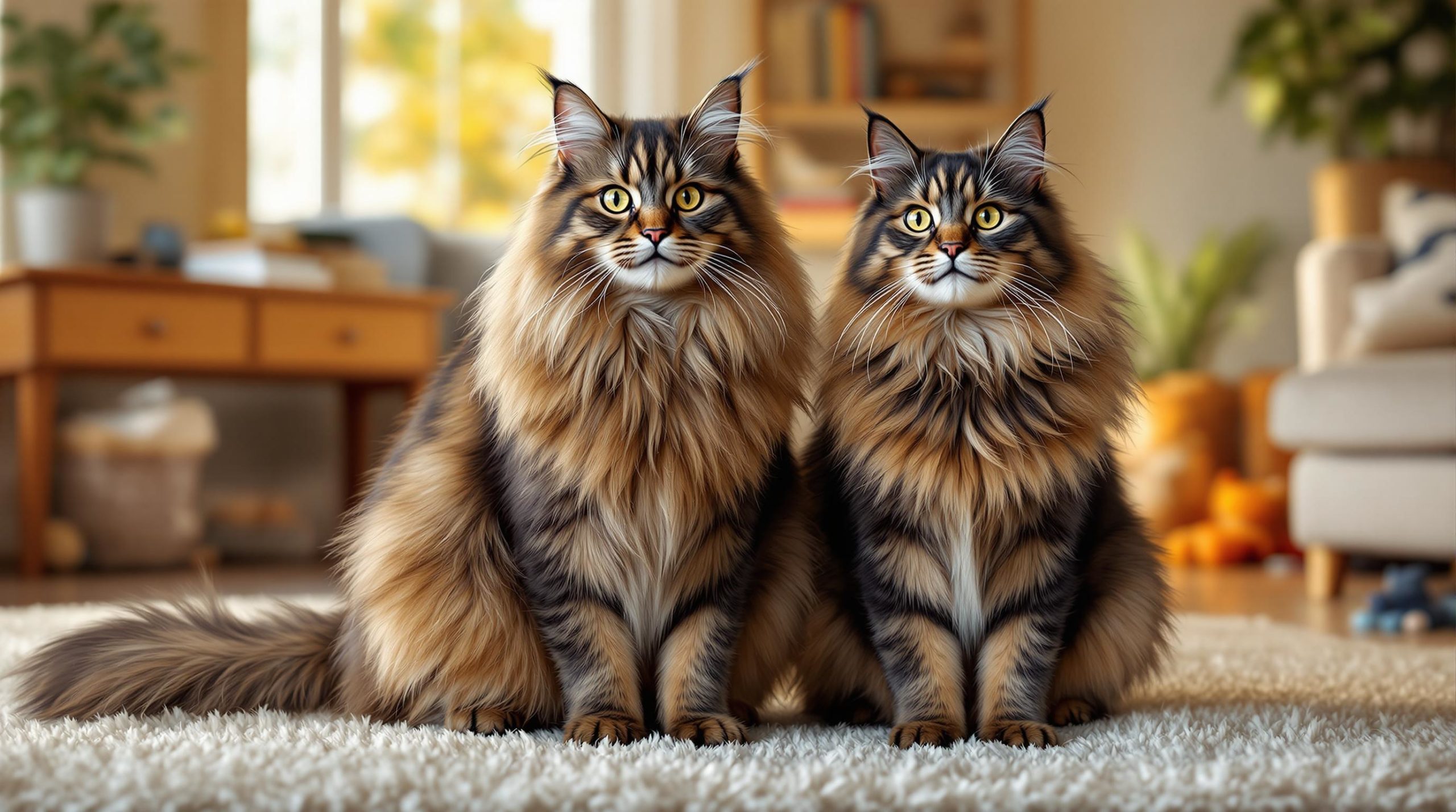 explore the fascinating size differences between maine coon and norwegian forest cats in this detailed analysis. discover the unique physical characteristics, weight ranges, and height variations of these two majestic breeds, and find out which one might be the perfect fit for your home.