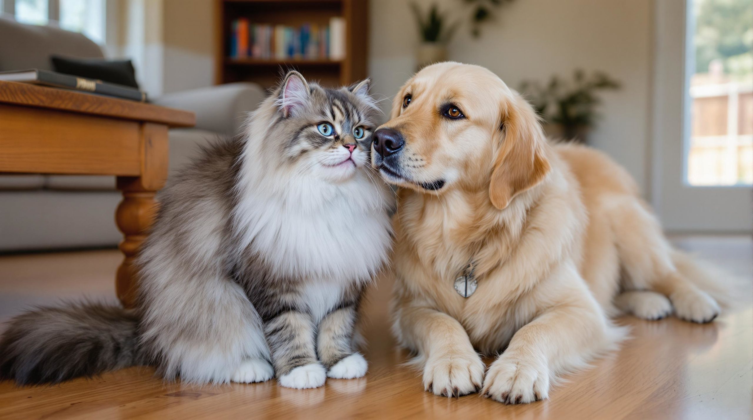 discover the intriguing dynamics of a maine coon cat's potential to engage with dogs. explore their unique personalities, strengths, and how they interact in various scenarios, showcasing the impressive adaptability and bravery of these beloved feline companions.